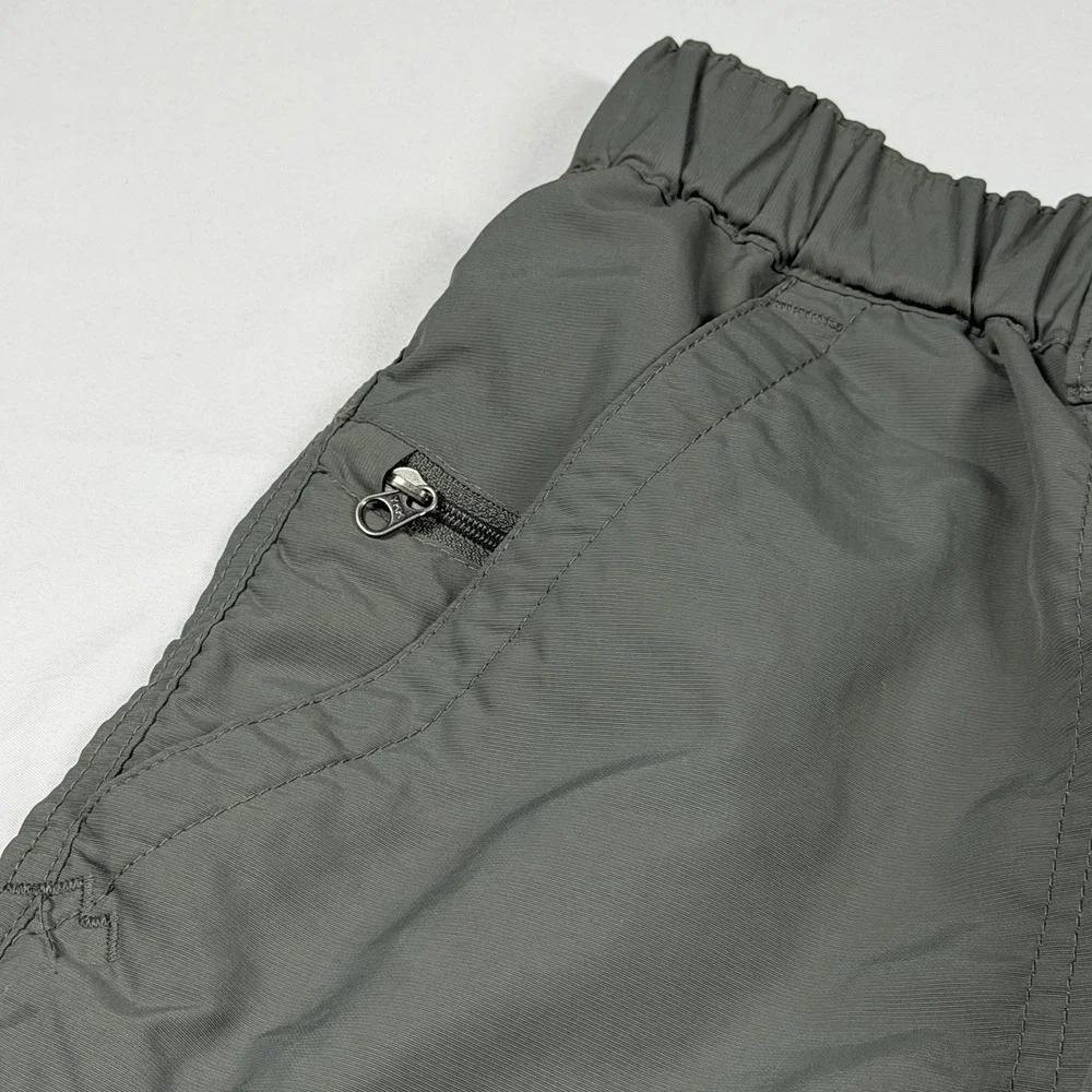REI Cargo Shorts Gray Nylon Men's Regular Fit Flat Front 9